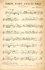 télécharger la partition d'accordéon Bien fait pour moi (Blues) au format PDF