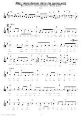 télécharger la partition d'accordéon Allez viens danser dans ma guinguette (Boléro) au format PDF