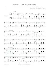 scarica la spartito per fisarmonica Serenata de Acordeones (Transcription : Jesús Salamanca Martín) (Valse) in formato PDF