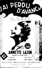 download the accordion score J'ai perdu d'avance (Chant : Annette Lajon) in PDF format