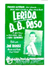 scarica la spartito per fisarmonica B B Paso (Crée par : Joë Rossi) (Orchestration) (Paso Doble) in formato PDF