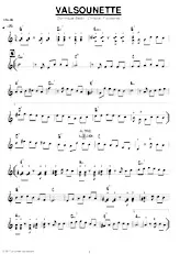 descargar la partitura para acordeón Valsounette (Valse Musette) en formato PDF