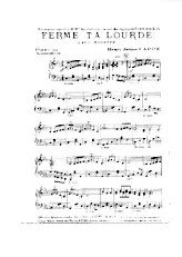 download the accordion score Ferme ta lourde (Java Musette) in PDF format