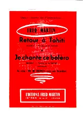 descargar la partitura para acordeón Retour à Tahïti (Orchestration) (Boléro) en formato PDF