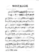 descargar la partitura para acordeón Nostalgie (Valse) en formato PDF