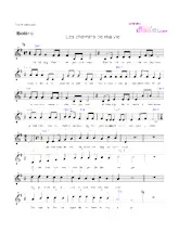 descargar la partitura para acordeón Les chemins de ma vie (Relevé) en formato PDF