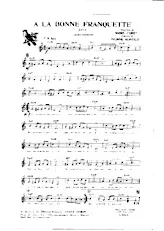 scarica la spartito per fisarmonica A la bonne franquette (Créée par : Jo Lefevre) (Orchestration) (Java) in formato PDF