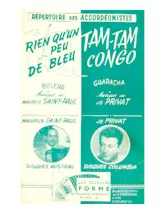 télécharger la partition d'accordéon Rien qu'un peu de bleu (Orchestration) (Boléro) au format PDF