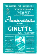 scarica la spartito per fisarmonica Ginette (Orchestration Complète) (Valse) in formato PDF
