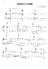 descargar la partitura para acordeón Karen's Theme (Slow) en formato PDF