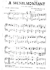 download the accordion score À Ménilmontant (Fox Trot Chanté) in PDF format