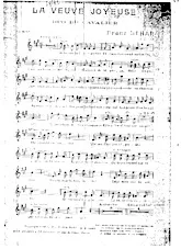 descargar la partitura para acordeón La Veuve Joyeuse (Le Duo du Cavalier) (N°8bis) en formato PDF