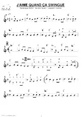 télécharger la partition d'accordéon J'aime quand ça swingue (Fox Trot) au format PDF
