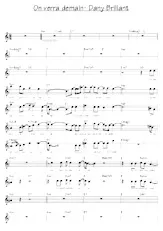 download the accordion score On verra demain (Relevé) in PDF format