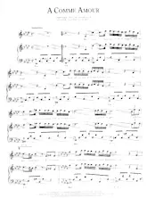 download the accordion score A comme Amour (Interprète : Richard Clayderman) in PDF format
