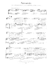 download the accordion score Fernando (Chant : Abba) in PDF format