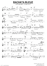 scarica la spartito per fisarmonica Bachata bleue in formato PDF