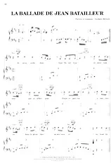download the accordion score La ballade de Jean Batailleur in PDF format
