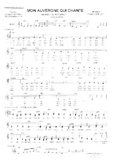 descargar la partitura para acordeón Mon Auvergne qui chante (Du Sancy au Puy Mary) (Valse Bourrée) en formato PDF
