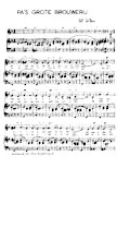 scarica la spartito per fisarmonica Pa's grote brouwerij (valse) in formato PDF