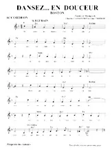 scarica la spartito per fisarmonica Dansez en douceur (Boston) in formato PDF