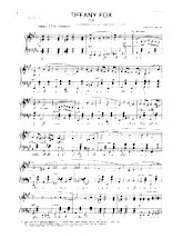scarica la spartito per fisarmonica Tiffany Fox in formato PDF