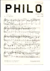 télécharger la partition d'accordéon Philomène (Philo Philo Philo) (One Step Chanté) au format PDF