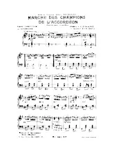 télécharger la partition d'accordéon Marche des Champions de l'Accordéon au format PDF