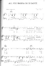 télécharger la partition d'accordéon All you wanna do is dance (Reggae) au format PDF