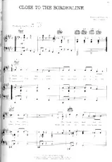 descargar la partitura para acordeón Close to the borderline (Medium Shuffle) en formato PDF