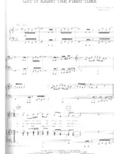 télécharger la partition d'accordéon Get it right the first time (Fast Rock) au format PDF