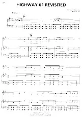 télécharger la partition d'accordéon Highway 61 revisited (Interprète : Billy Joel) au format PDF