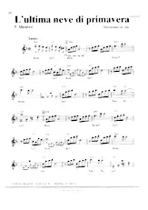 download the accordion score L'ultima neve di primavera in PDF format