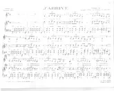 download the accordion score J'arrive in PDF format