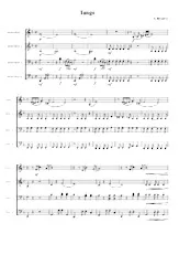 télécharger la partition d'accordéon Tango (Quatuor d'Accordéons) au format PDF