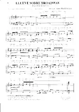 télécharger la partition d'accordéon Llueve sobre Broadway (Il pleut sur Broadway) (Tango) au format PDF