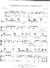 descargar la partitura para acordeón Everybody Loves Somebody (Slow) en formato PDF