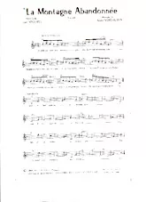 download the accordion score La montagne abandonnée in PDF format
