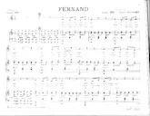 télécharger la partition d'accordéon Fernand (Valse) au format PDF