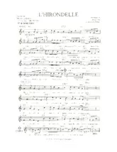 descargar la partitura para acordeón L'Hirondelle (Boléro) en formato PDF