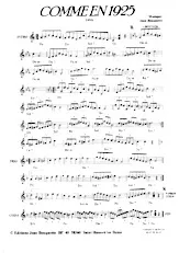 scarica la spartito per fisarmonica Comme en 1925 (Java) in formato PDF