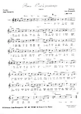 descargar la partitura para acordeón Amis c'est le printemps (Marche) en formato PDF