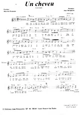 descargar la partitura para acordeón Un Cheveu (Slow Rock) en formato PDF