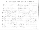 télécharger la partition d'accordéon La chanson des vieux amants au format PDF