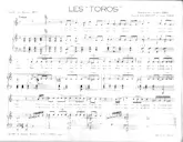 télécharger la partition d'accordéon Les Toros (Tango) au format PDF