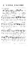 scarica la spartito per fisarmonica Viens encore (Tango) (Partie : Piano) in formato PDF