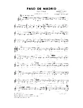 télécharger la partition d'accordéon Paso de Madrid (Paso Doble) au format PDF