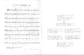scarica la spartito per fisarmonica C'est comme ça in formato PDF