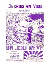 télécharger la partition d'accordéon Un joli rêve (Orchestration) (Boléro) au format PDF
