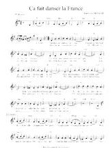 download the accordion score Ça fait danser la France (Valse) in PDF format